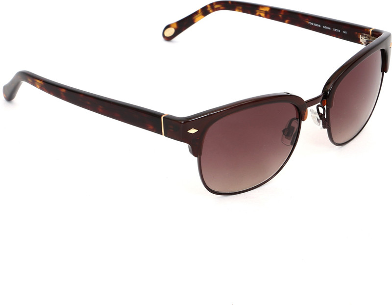 Fossil Clubmaster Sunglasses(Brown)