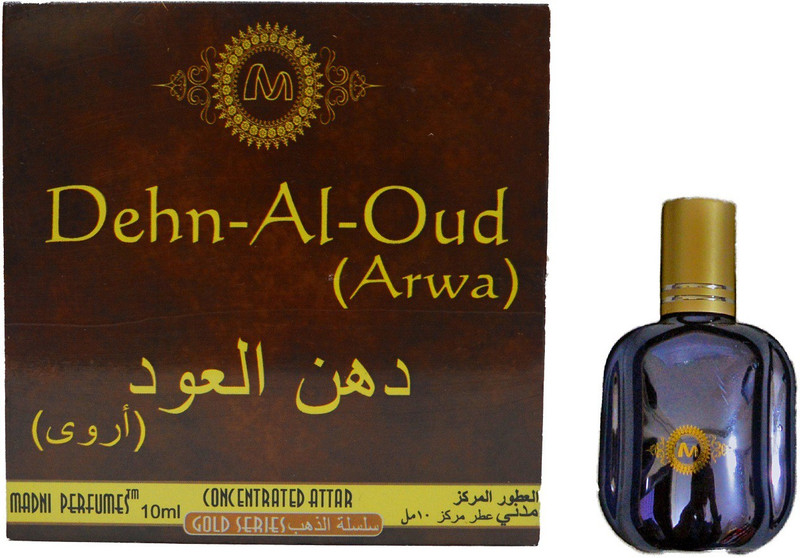 Madni Perfumes Dehn-Al-Oud Gold Series Concentrated Attar / Ittar Floral Attar(Oud (agarwood))
