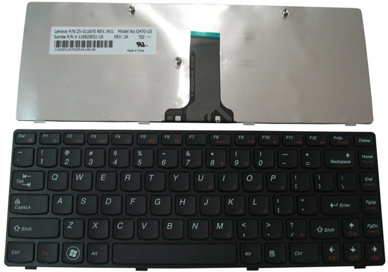 Lapstar LENOVO G470,G475,B490,G470GH,V470,B470 Laptop Keyboard Replacement Key