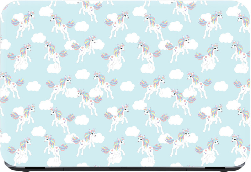 Flipkart SmartBuy white horse Premium LG Vinyl (matte) Laptop Decal 14.1