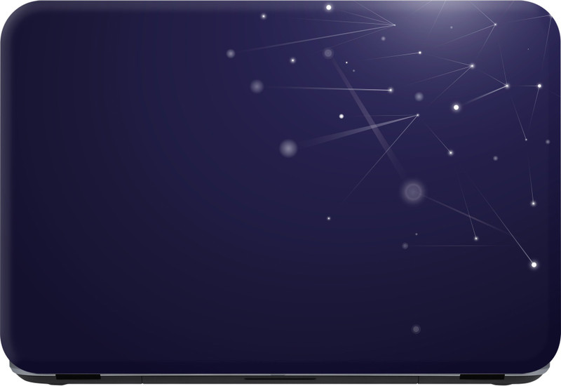 Flipkart SmartBuy abstract molecule ray Premium LG Vinyl (matte) Laptop Decal 14.1