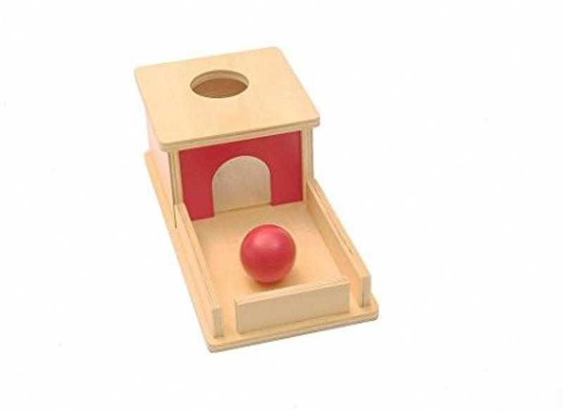 pinkmontessori Montessori Object Permanence Box With Tray By(Multicolor)