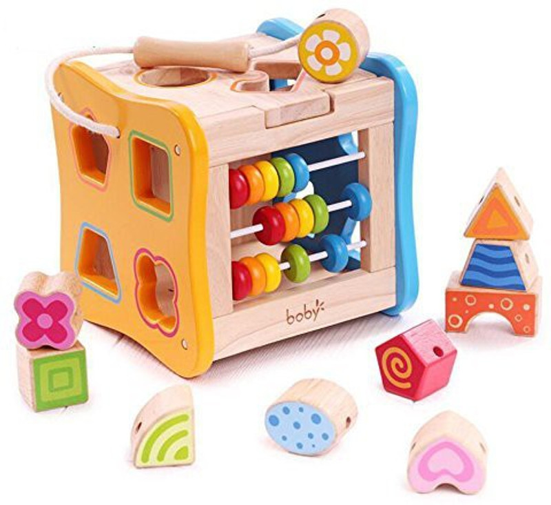 rolimate Multi-Function Preschool Early Educational Development Wooden Puzzles Toy Box, Best Birthday Gift Toy For Age 3 4 5 Child Kids T(Multicolor)