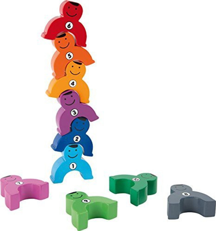 small foot baby Number Stacking Figures(Multicolor)