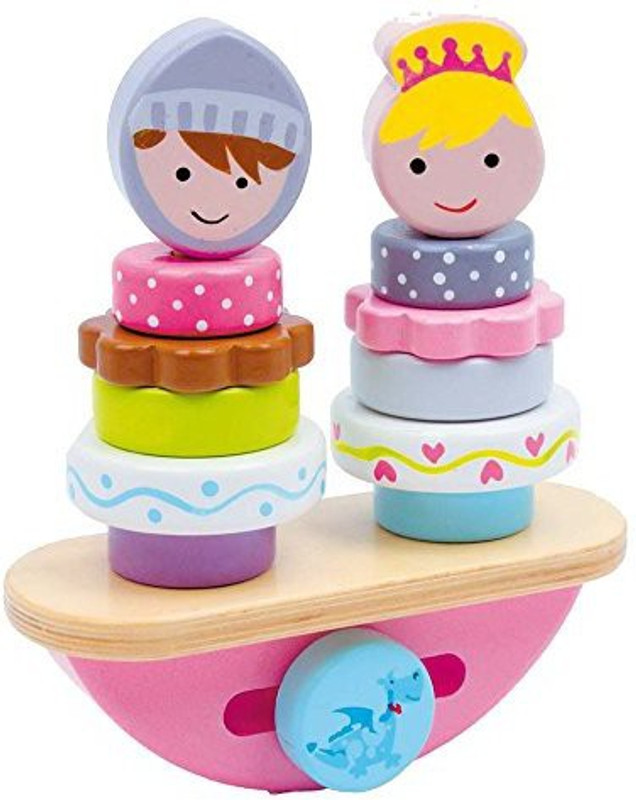 small foot baby Legler "Figures" Balancing Seesaw Action And Reflex Games(Multicolor)