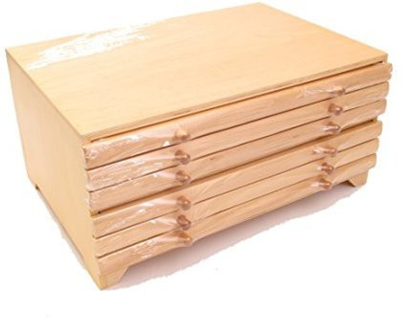 pinkmontessori New Montessori Geometric Cabinet (35 Insets) By(Multicolor)