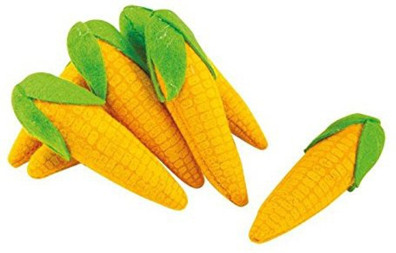 small foot baby Legler Felt Corn Kitchen And Food Toy(Multicolor)