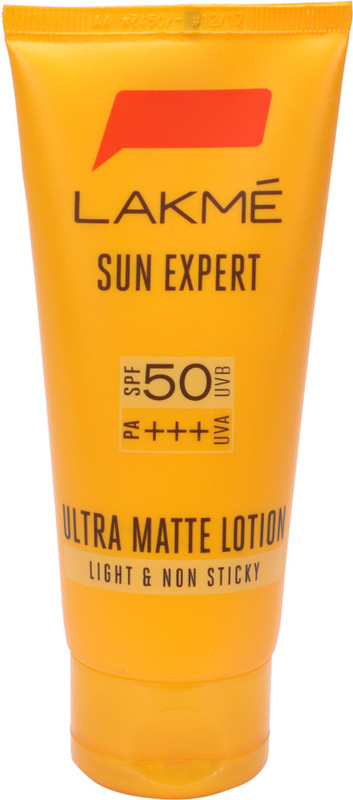 Lakmé Sunscreen - SPF 50 PA+++ Sun Expert Ultra Matte Lotion(100 ml)