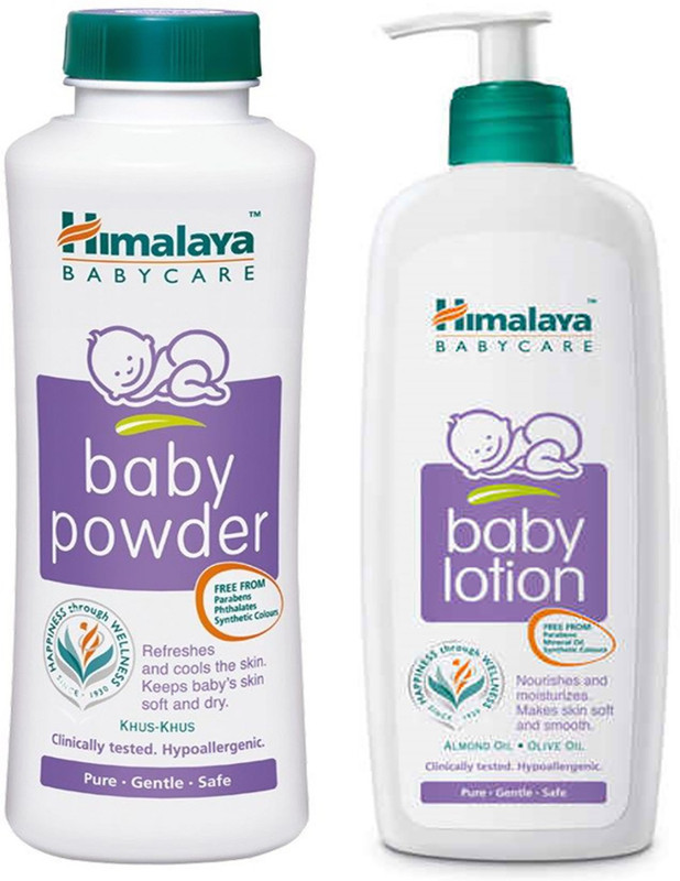 HIMALAYA Original Baby Lotion 400 ml + Baby Powder 400 g(2 x 400 g)