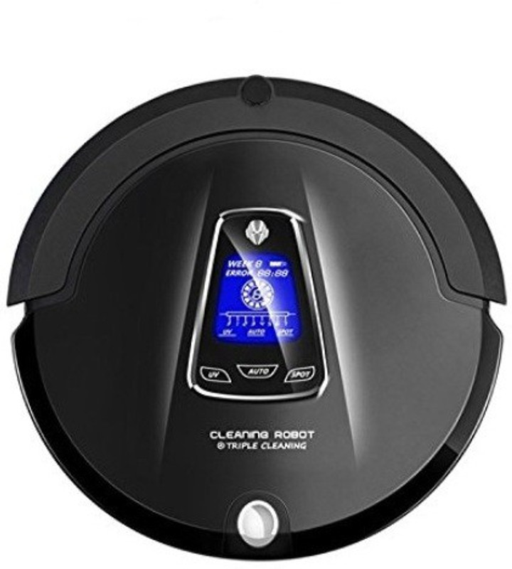 wizzit A335 Heavy Duty Fully Automatic Robotic Vacuum Cleaner, 4 In 1 Cleaning: Sweeping, Vacuuming, Mopping And UV Sterilization. Robotic Floor Cleaner(Black)