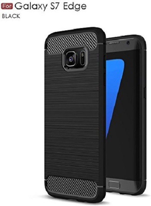 aadtail Back Cover for Samsung Galaxy S7 Edge(Black, Rugged Armor)