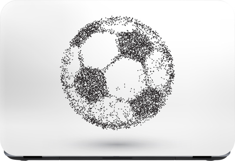 Flipkart SmartBuy dotted geometry globe Premium LG Vinyl (matte) Laptop Decal 15.6