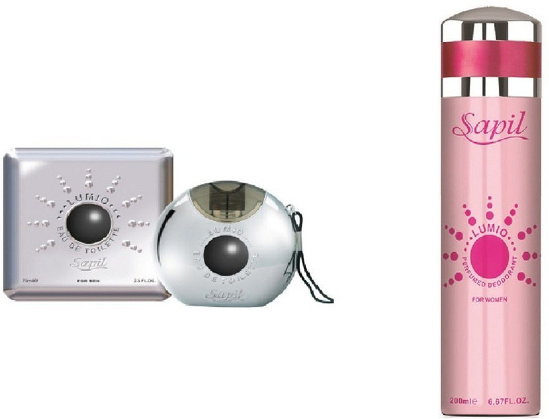 Sapil LUMIO Perfume with Lumio (Imported From U.A.E)(2 Items in the set)