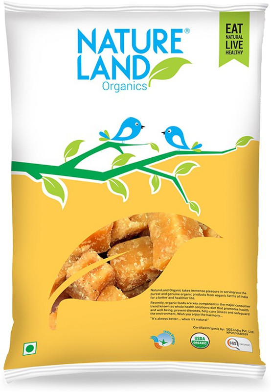 Natureland Organics Jaggery 500 Gm Jaggery(500 g)