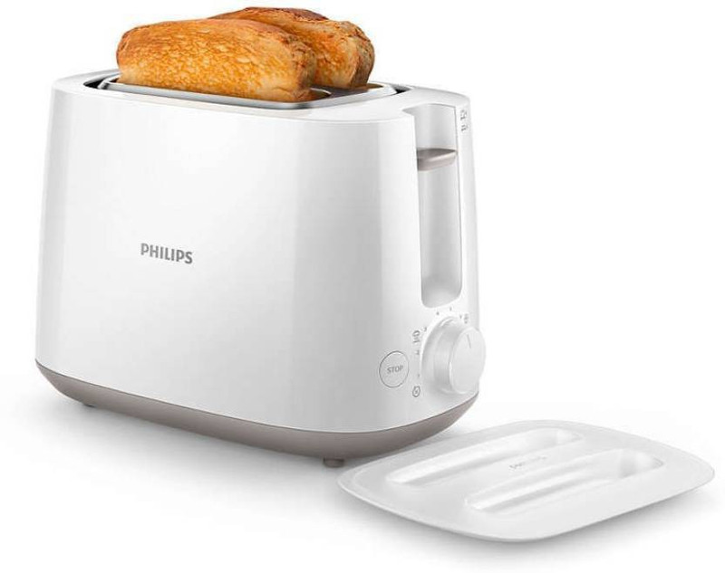 Philips HD2582/00 830 W Pop Up Toaster(White) Philips HD2582/00 830 W Pop Up Toaster(White)