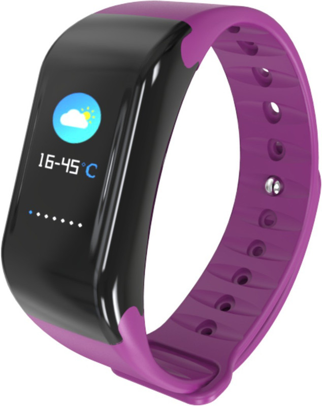 iwear X1 Pro Fitness Smart Band(Purple Strap, Size : Free size)