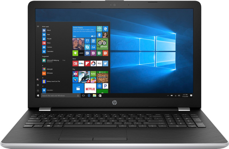 HP 15 Core i3 7th Gen - (4 GB/1 TB HDD/Windows 10 Home) 15-BS638TU Laptop(15.6 inch, Natural SIlver, 2.1 kg, With MS Office)