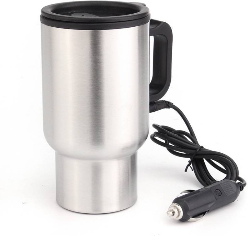 Benison India Car Charging Stainless Steel Travel Electric Kettle(460 L, Stainless steel)