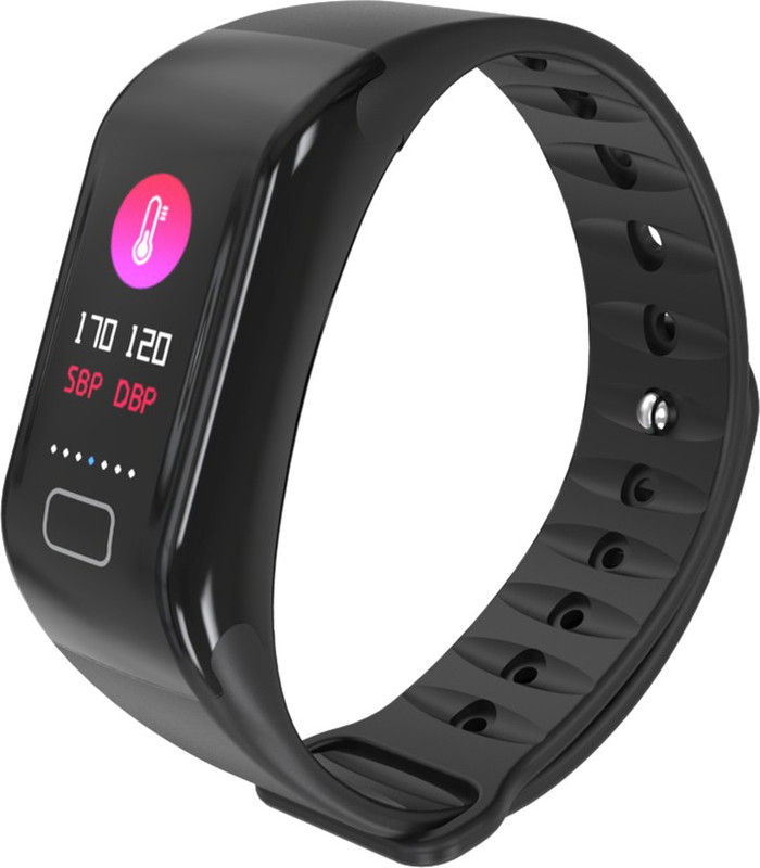 iwear X1 Pro Fitness Smart Band(Black Strap, Size : Free size)