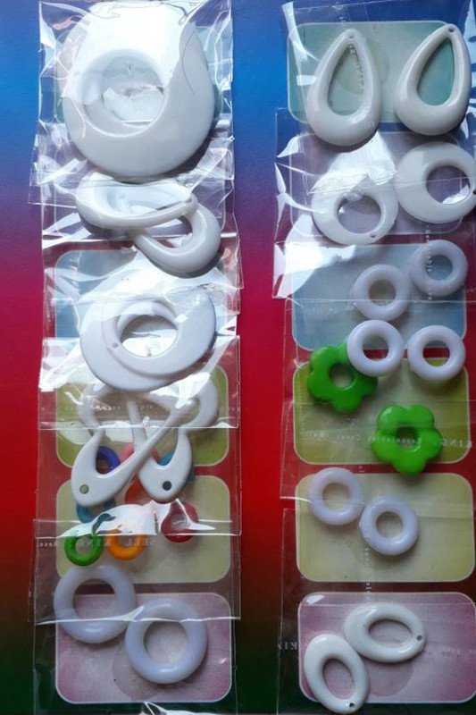 puffy Ear Ring Mould For Silk Thread Jewelry Making