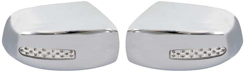 Galio Chrome Blinking Mirror Cover For Quanto (2009 Onwards) Plastic Car Mirror Cover(Mahindra Xylo)