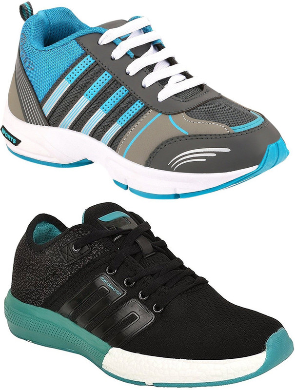 Buy Chevit Combo Pack of 2 Sports Shoes Running Shoes For Men Blue Black Online at desertcartINDIA