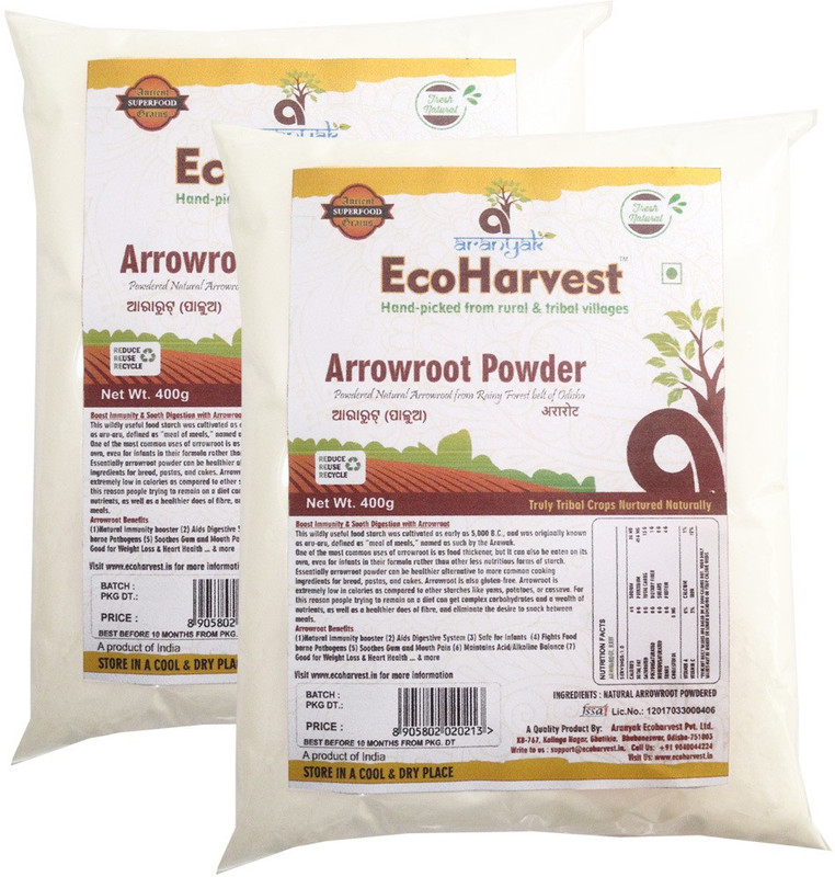 Aranyak Ecoharvest Arrowroot Powder Starch Starch Powder(800 g) Aranyak Ecoharvest Arrowroot Powder Starch Starch Powder(800 g)