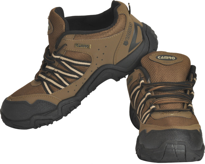 camro Hiking_3_Tan Running Shoes For Men(Brown)