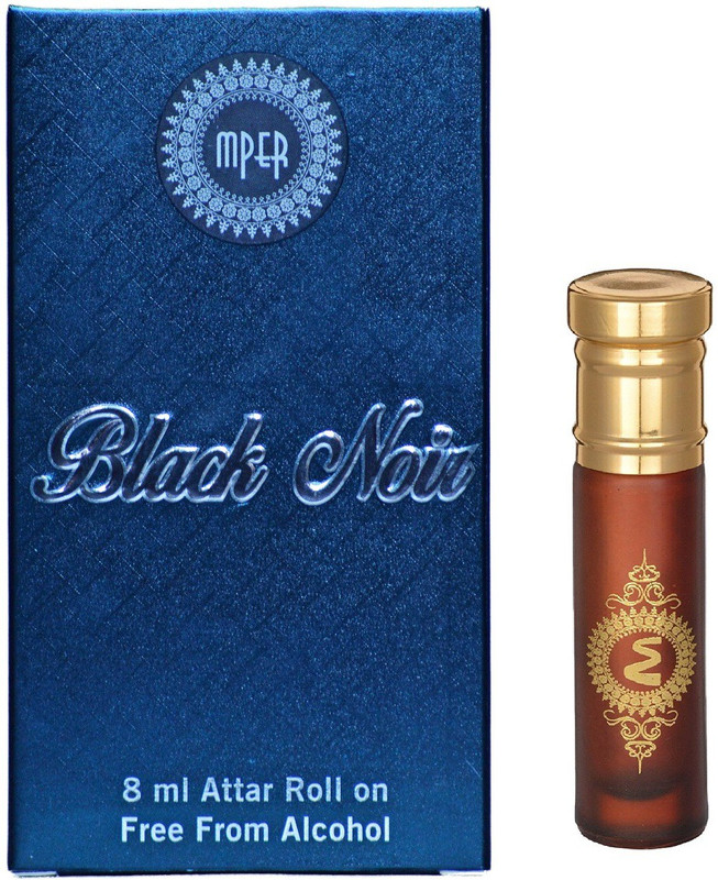 Madni Perfumes Black Noir Economic Series Concentrated Attar / Ittar Herbal Attar(Davana)