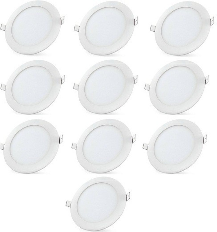 signature enterprise 15w Round led light pack of 10 Recessed Ceiling Lamp