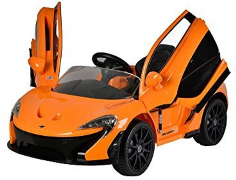 kajal toys Car Battery Operated Ride On(Orange, Yellow)