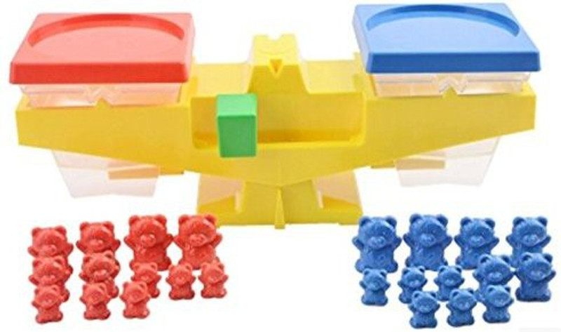 meistore Little Bear Weight Balance Scale Toys Children Table Toys(Multicolor)