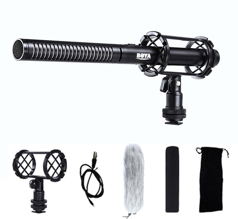 Boya BY-PVM1000 Condenser Shotgun Microphone Camera Microphone