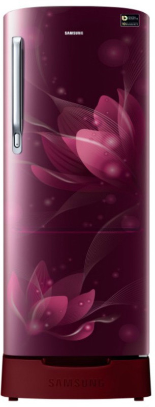 Samsung 212 L Direct Cool Single Door 4 Star Refrigerator(Saffron Red, RR22N287YR8/NL) Samsung 212 L Direct Cool Single Door 4 Star Refrigerator(Saffron Red, RR22N287YR8/NL)