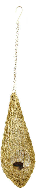 sunvi ghosla/bird nest style cup candle holder Brass 1 - Cup Tealight Holder(Gold, Pack of 1)