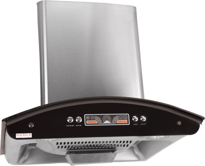 Gamle Emily 60 OC Wall Mounted Chimney(Silver, Black 1100 CMH)