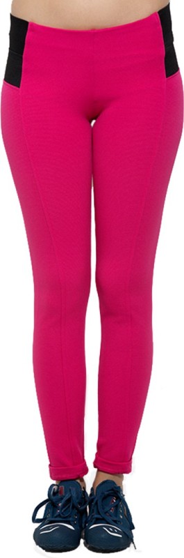 Go India Store Pink Jegging(Solid)