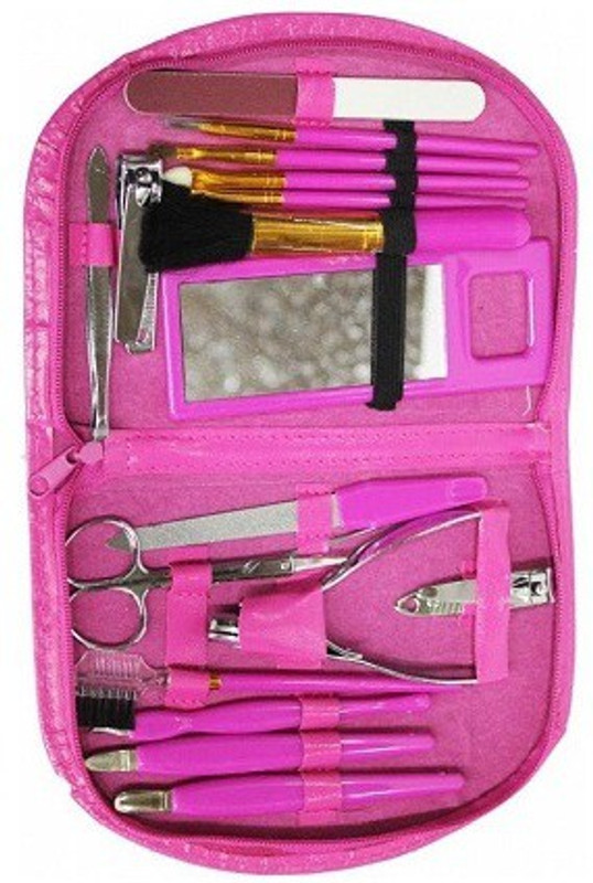 kviya Portable Make Up Cosmetics Brush Gift Set Tool Kit (18 g, Set of 18)(50 g, Set of 18)