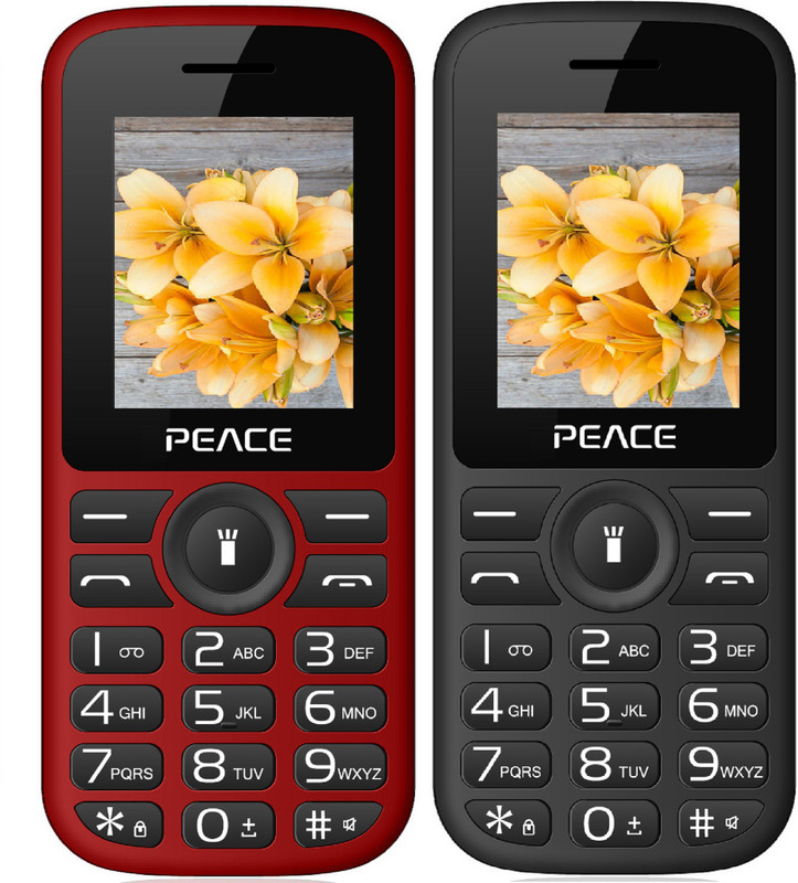 Peace P4 Combo of Two Mobiles(Black $$ Red & Red $$ Black) Peace P4 Combo of Two Mobiles(Black $$ Red & Red $$ Black)