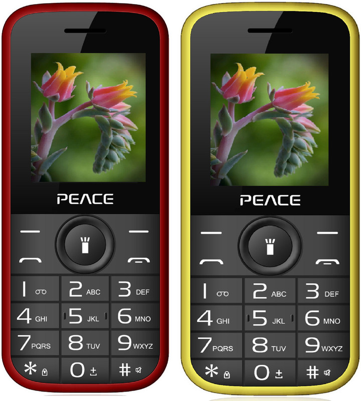 Peace P3 Combo of Two Mobiles(Yellow $$ Black & Red $$ Black) Peace P3 Combo of Two Mobiles(Yellow $$ Black & Red $$ Black)