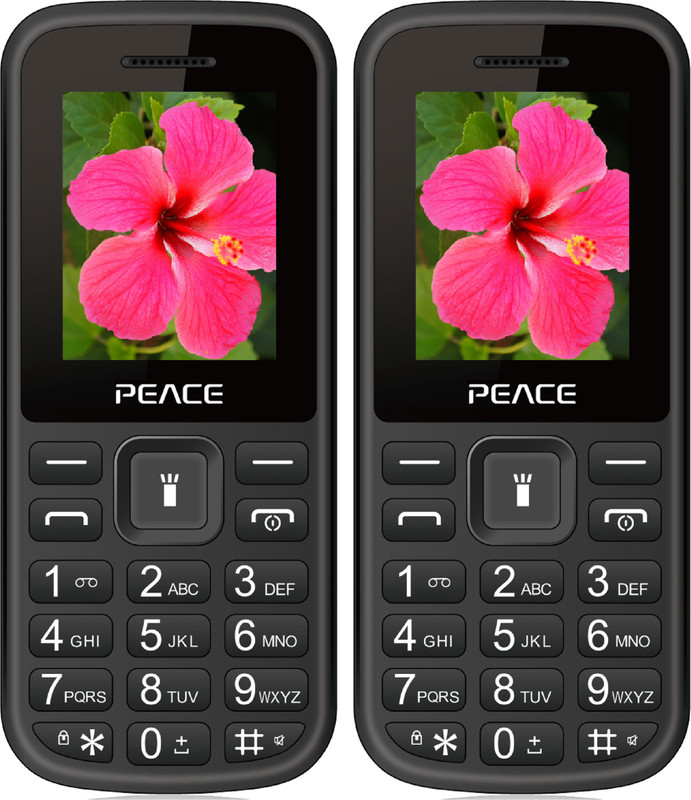 Peace P1 Combo of Two Mobiles(Black & Black $$ Blue) Peace P1 Combo of Two Mobiles(Black & Black $$ Blue)