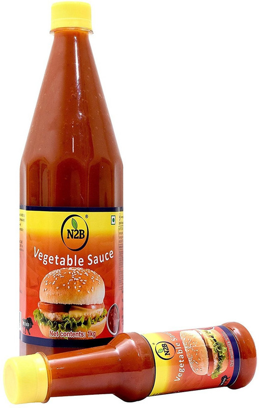 N2B Combo Pack of 2 Vegetable Sauce (200g + 1Kg) Sauce(1200 g)