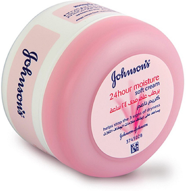 Johnson's 24 Hour Moisture - Soft cream (Made in U A E)(200 ml)