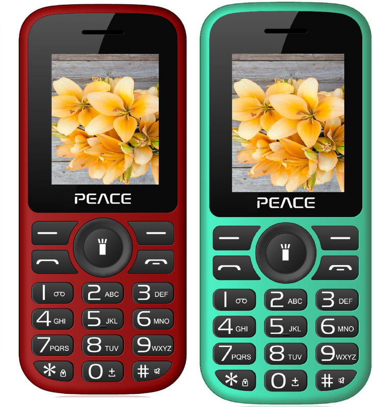 Peace P4 Combo of Two Mobiles(Red $$ Black & Green $$ Black) Peace P4 Combo of Two Mobiles(Red $$ Black & Green $$ Black)