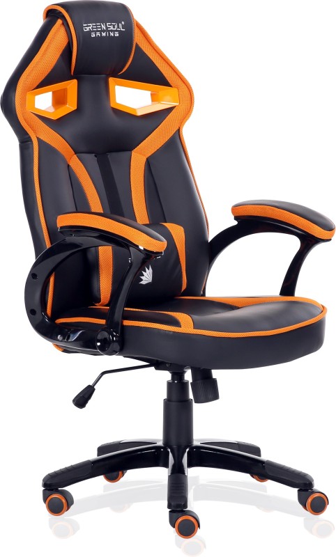 Green Soul Green Soul Gaming / Office Chair (Alien Series) (GS-720 / Black-Orange) Leatherette Office Executive Chair(Black, Orange)