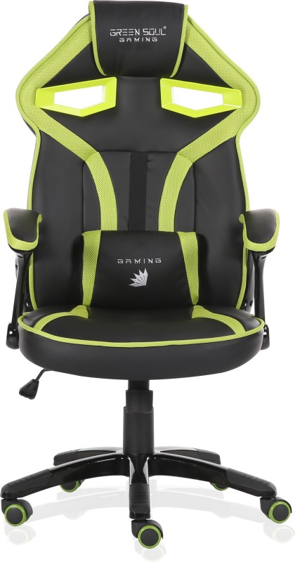 Green Soul Green Soul Gaming / Office Chair (Alien Series) (GS-720 / Black-Green) Leatherette Office Executive Chair(Green, Black)
