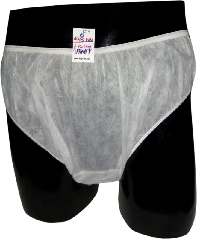 padded panty Women Disposable White, Black Panty(Pack of 12)