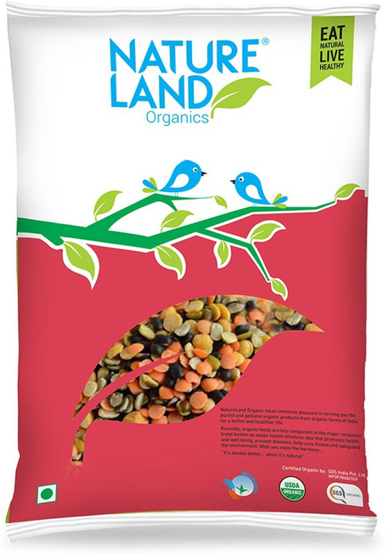 Natureland Organics Mix Beans (Split)(1000 g)