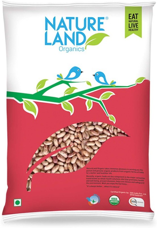 Natureland Organics Rajma (Whole)(500 g)