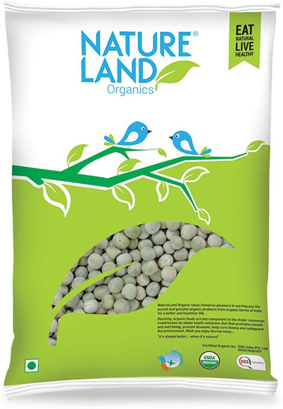 Natureland Organics White Peas (Whole)(500 g) Natureland Organics White Peas (Whole)(500 g)